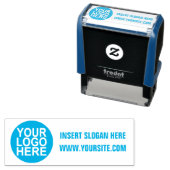 会社のカスタムロゴの セルフインキングスタンプ (インサイチュ)