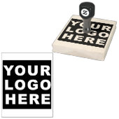 会社のカスタムロゴゴム印を ラバースタンプ (押印)