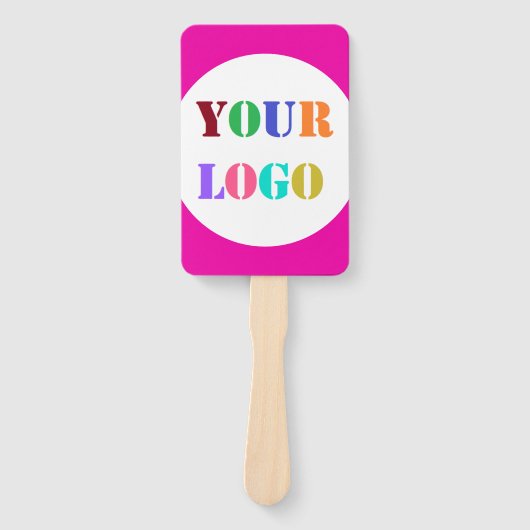 会社のカスタムロゴハンドファン選択カラー ハンドファン (正面)