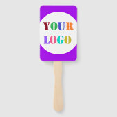 会社のカスタムロゴハンドファン選択カラー ハンドファン (裏面)