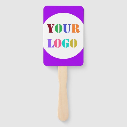 会社のカスタムロゴハンドファン選択カラー ハンドファン (裏面)