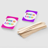 会社のカスタムロゴハンドファン選択カラー ハンドファン (組立なし)