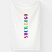 会社のカスタムロゴビジネスのプロモーションのバナー 横断幕 (縦)