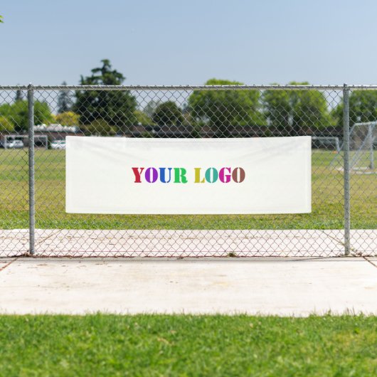 会社のカスタムロゴビジネスのプロモーションのバナー 横断幕 (インサイチュ)