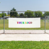 会社のカスタムロゴビジネスのプロモーションのバナー 横断幕 (インサイチュ)