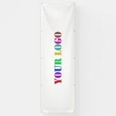 会社のカスタムロゴビジネスのプロモーションのバナー 横断幕 (縦)