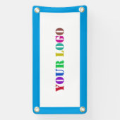 会社のカスタムロゴビジネスのプロモーションのバナー 横断幕 (縦)