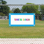 会社のカスタムロゴビジネスのプロモーションのバナー 横断幕 (インサイチュ)