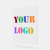 会社のカスタムロゴビジネスのプロモーション アクリルサイン (傾斜)