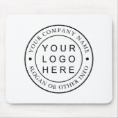 会社のカスタムロゴビジネスのプロモーション マウスパッド (正面)