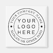 会社のカスタムロゴビジネスのプロモーション マグネット (正面)