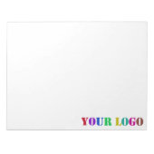 会社のカスタムロゴビジネスのメモ帳テンプレート ノートパッド (正面)