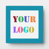 会社のカスタムロゴビジネスプラークの フォトプラーク (正面)