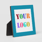 会社のカスタムロゴビジネスプラークの フォトプラーク (正面)