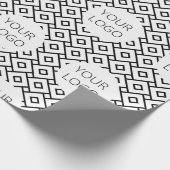 会社のカスタムロゴブランド事業 ラッピングペーパー (角)