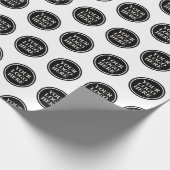 会社のカスタムロゴブランド事業 ラッピングペーパー (角)