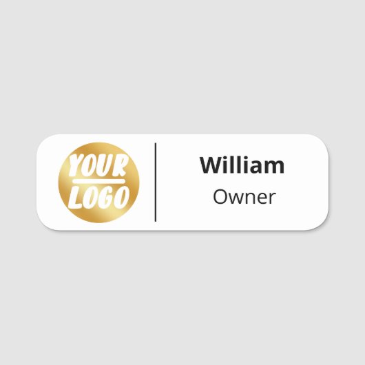 会社のカスタムロゴプロフェッショナル 名札 (正面)