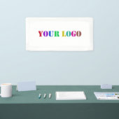 会社のカスタムロゴプロモーションのビジネスバナー 横断幕 (トレードショー)