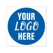 会社のカスタムロゴラウンドを セルフインキングスタンプ (デザイン)