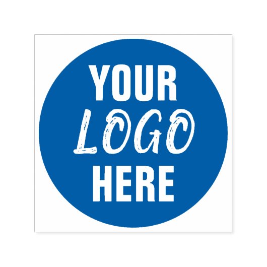 会社のカスタムロゴラウンドを セルフインキングスタンプ (デザイン)