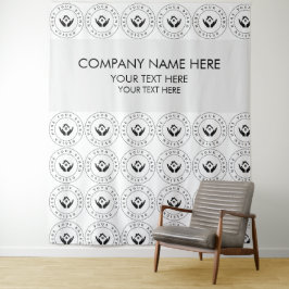 会社のカスタムロゴ名フォトバナーfor Business タペストリー
