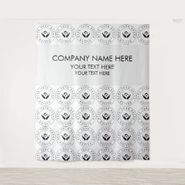 会社のカスタムロゴ名フォトバナーfor Business タペストリー