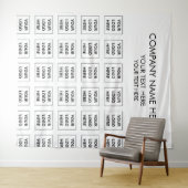会社のカスタムロゴ名フォトバナーfor Business タペストリー (インサイチュ(横))