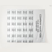 会社のカスタムロゴ名フォトバナーfor Business タペストリー (正面(横))