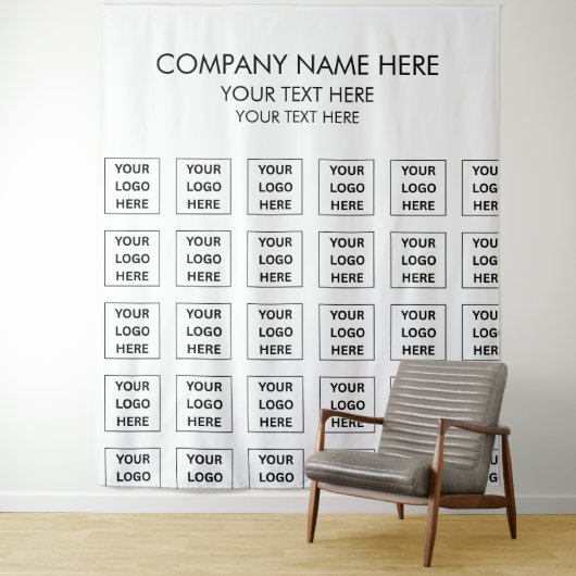 会社のカスタムロゴ名フォトバナーfor Business タペストリー (インサイチュ)