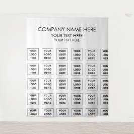 会社のカスタムロゴ名フォトバナーfor Business タペストリー