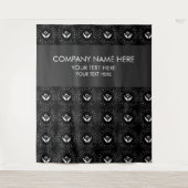 会社のカスタムロゴ名フォトバナーfor Business タペストリー (正面)