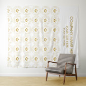 会社のカスタムロゴ名フォトバナーfor Business タペストリー (インサイチュ(横))