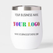 会社のカスタムロゴ名Webサイトあなたのビジネス (背面)