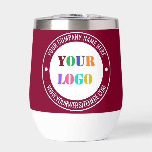 会社のカスタムロゴ名Webサイトあなたのビジネス (正面)