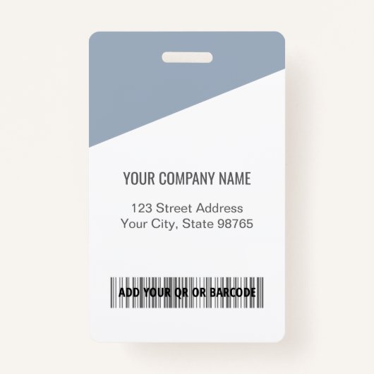 会社のカスタムロゴ従業員の写真ほこりっぽい青 バッジ (裏面)