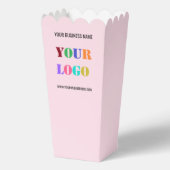 会社のカスタムロゴ文字あなたのビジネスのポップコーンボックス フェイバーボックス (裏面)