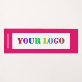 会社のカスタムロゴ文字とカラーヨガマット ヨガマット (正面(横))