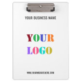 会社のカスタムロゴ文字のクリップボード クリップボード (正面)