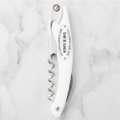 会社のカスタムロゴ文字ウェイターのコルスクリュ ソムリエナイフ (正面)