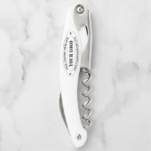 会社のカスタムロゴ文字ウェイターのコルスクリュ ソムリエナイフ (裏面)