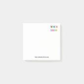 会社のカスタムロゴ文字ビジネスのプロモーション ポストイット (正面)