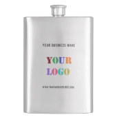 会社のカスタムロゴ文字ビジネスギフトフラスコ フラスク (正面)