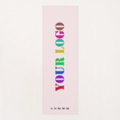 会社のカスタムロゴ文字ビジネスYoga Mat ヨガマット (正面)