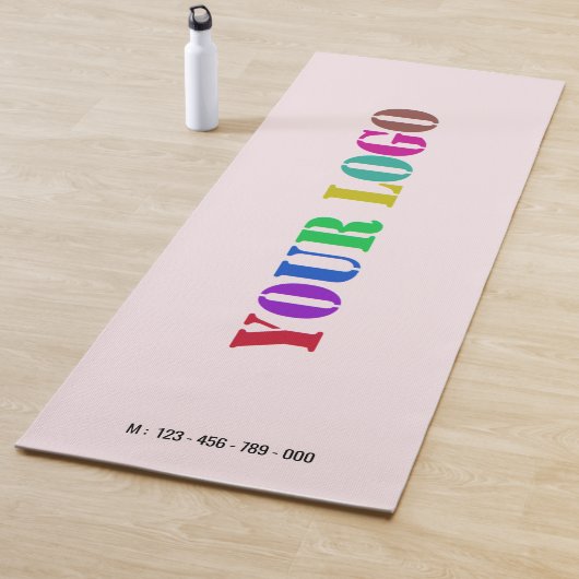 会社のカスタムロゴ文字ビジネスYoga Mat ヨガマット (インサイチュ)