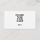 会社のカスタムロゴ独自の名刺を作成 名刺 (裏面)