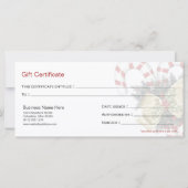 会社のギフト証明書キャンディカン&タンボウ (裏面)