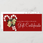 会社のギフト証明書キャンディカン&タンボウ (正面/裏面)