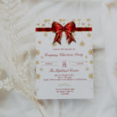 会社のクリスマスパーティの招待状の電子メ企業のール 招待状