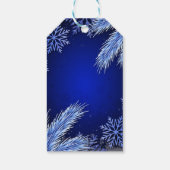 会社のクリスマスロパーソナライズされたゴ ギフトタグ (裏面)