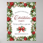 会社のクリスマス会のご案内 ポスター (正面)
